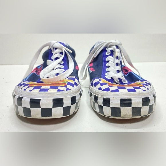 Vans Sneakers Custom Culture Diner Laces Men's 8 Women's 9.5 Hamburger Fries GUC - Picture 4 of 7
